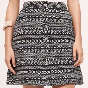 maeve tribal print skirt